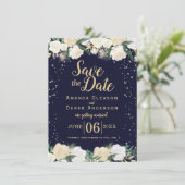 ロマンチックな冬の写真おめでたい日 セーブザデート (スタンド正面)