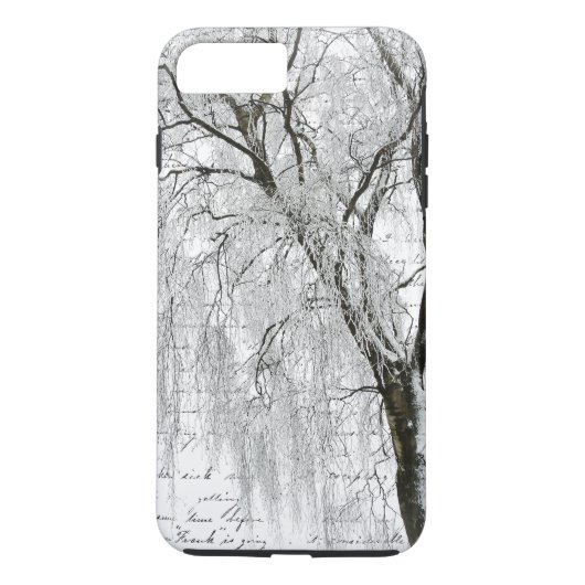 ロマンチックな冬の柳 Case-Mate iPhoneケース (裏面)