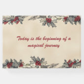 ロマンチックな冬の結婚式 ゲストブック (裏面)