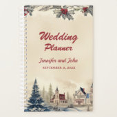ロマンチックな冬の結婚式 プランナー手帳 (正面)