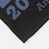 ロマンチックな出会いのカップル – 20結婚th's Annissa フリースブランケット (角)