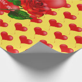 ロマンチックな包み紙 ラッピングペーパー (角)