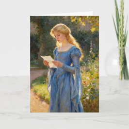 ロマンチックな印象派スタイルのグリーティングカード カード