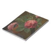 ロマンチックな古い英語のバラ ノートパッド (回転)