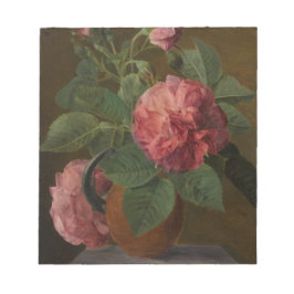 ロマンチックな古い英語のバラ ノートパッド