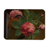 ロマンチックな古い英語のバラ マグネット (横)