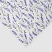 ロマンチックな可愛いラベンダー色の花のブライダルシャワー 薄葉紙 (詳細)