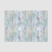 ロマンチックな可愛い紫の花のウェディング 薄葉紙 (正面)