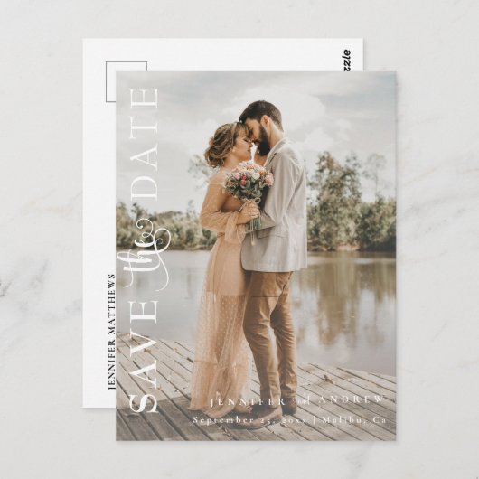 ロマンチックな台本 |書道の日付の保存 ポストカード (正面/裏面)