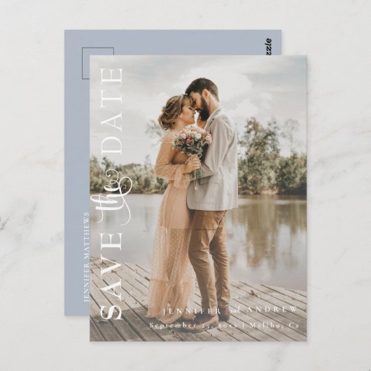 ロマンチックな台本 |書道の日付の保存 ポストカード (正面/裏面)