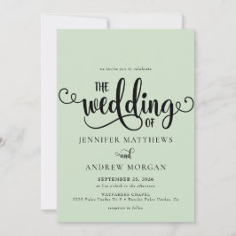 ロマンチックな台本 |書道結婚式招待状 招待状