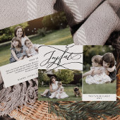 ロマンチックな喜びのクリスマス3写真年レビュー シーズンカード