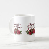 ロマンチックな喜び コーヒーマグカップ (正面左)