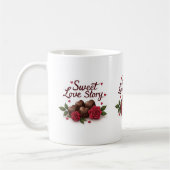 ロマンチックな喜び コーヒーマグカップ (左)