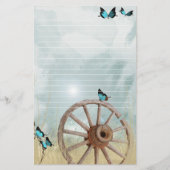 ロマンチックな国の文房具素朴 便箋 (正面)