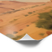 ロマンチックな埃っぽいトレイル：ワイルドウエストウィスパー ポスター (コーナー)