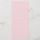 ロマンチックな埃っぽいバラ牡丹モダン枠 メニュー (裏面)