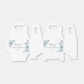 ロマンチックな埃っぽい青い花ありがとう結婚。 フェイバーボックス (折り畳みなし)