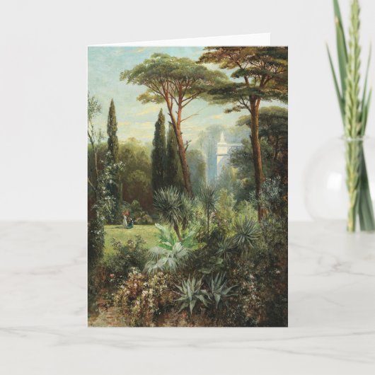 ロマンチックな城公園 | フランツザバーバーキンガー カード (正面)