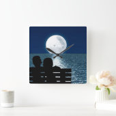 ロマンチックな壁時計 スクエア壁時計 (ホーム)