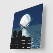 ロマンチックな壁時計 スクエア壁時計 (傾斜)