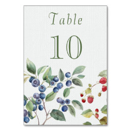 ロマンチックな夏結婚の果実 テーブルナンバー