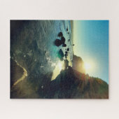 ロマンチックな夕べサンアットベテルズビーチ写真 ジグソーパズル (横)