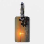 ロマンチックな夕日 ラゲッジタグ (裏面縦)