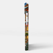ロマンチックな夜日本のの旅館 – iPhone Case iPhoneケース (左側面)