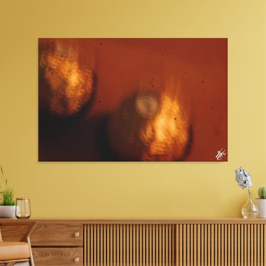 ロマンチックな夜 キャンバスプリント (インサイチュ (リビング))