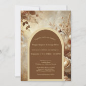 ロマンチックな夢のフローラ結婚ズ 招待状 (正面)