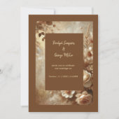 ロマンチックな夢のフローラ結婚ズ 招待状 (正面)