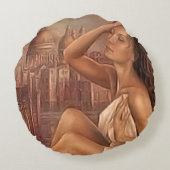 ロマンチックな夢 ラウンドクッション (裏面)