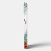 ロマンチックな天使がピンクのバラと花を集めている Case-Mate iPhoneケース (裏面 / 左)