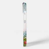 ロマンチックな天使がピンクのバラと花を集めている Case-Mate iPhoneケース (裏面 / 左)