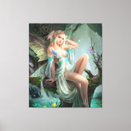 ロマンチックな天使 キャンバスプリント