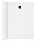 ロマンチックな天使、フェザーオレンジの黄色のクリスマス (内側 (右))