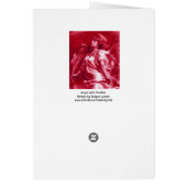 ロマンチックな天使、フェザーピンクの明るい赤紫色クリスマス (裏面)