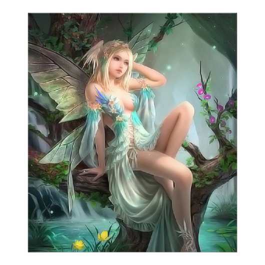 ロマンチックな天使 フォトプリント            (正面)