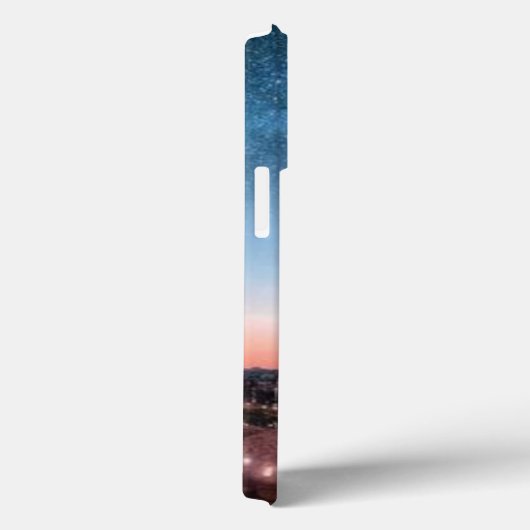 ロマンチックな女の子がエッフェルタワーを見て Case-Mate iPhoneケース (裏面 / 右)