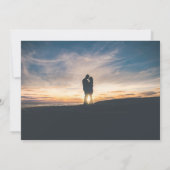 ロマンチックな妖精のライトリハーサルディナー 招待状 (裏面)