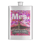 ロマンチックな家宝ヴィンテージメイスンジャー フラスク (正面)