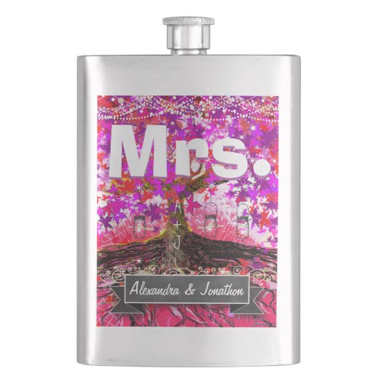 ロマンチックな家宝ヴィンテージメイスンジャー フラスク (正面)