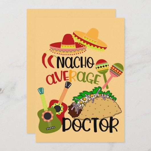 ロマンチックな平均を上回るユーモアのセンスを持つパンドクターの面白いバレンタインカード シーズンカード (正面/裏面)