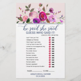 ロマンチックな庭と彼は彼女はゲームを言った