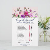 ロマンチックな庭と彼は彼女はゲームを言った (スタンド正面)