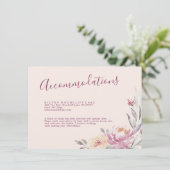 ロマンチックな庭の水の色のフローラ エンクロージャーカード (スタンド正面)