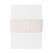 ロマンチックな庭の水色のフローラ結婚のモノグラム 招待状ベリーバンド (裏面例)