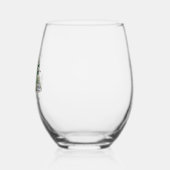 ロマンチックな庭園の結婚式フローラアーチ噴水 ステムなしワイングラス (左)