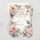 ロマンチックな庭園の結婚式 (正面/裏面)